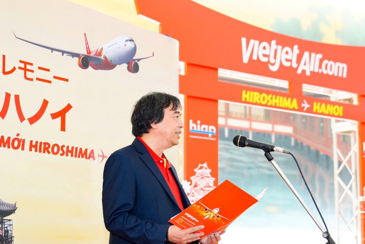 Vietjet vừa khai trương đường bay giữa Hà Nội và Hiroshima