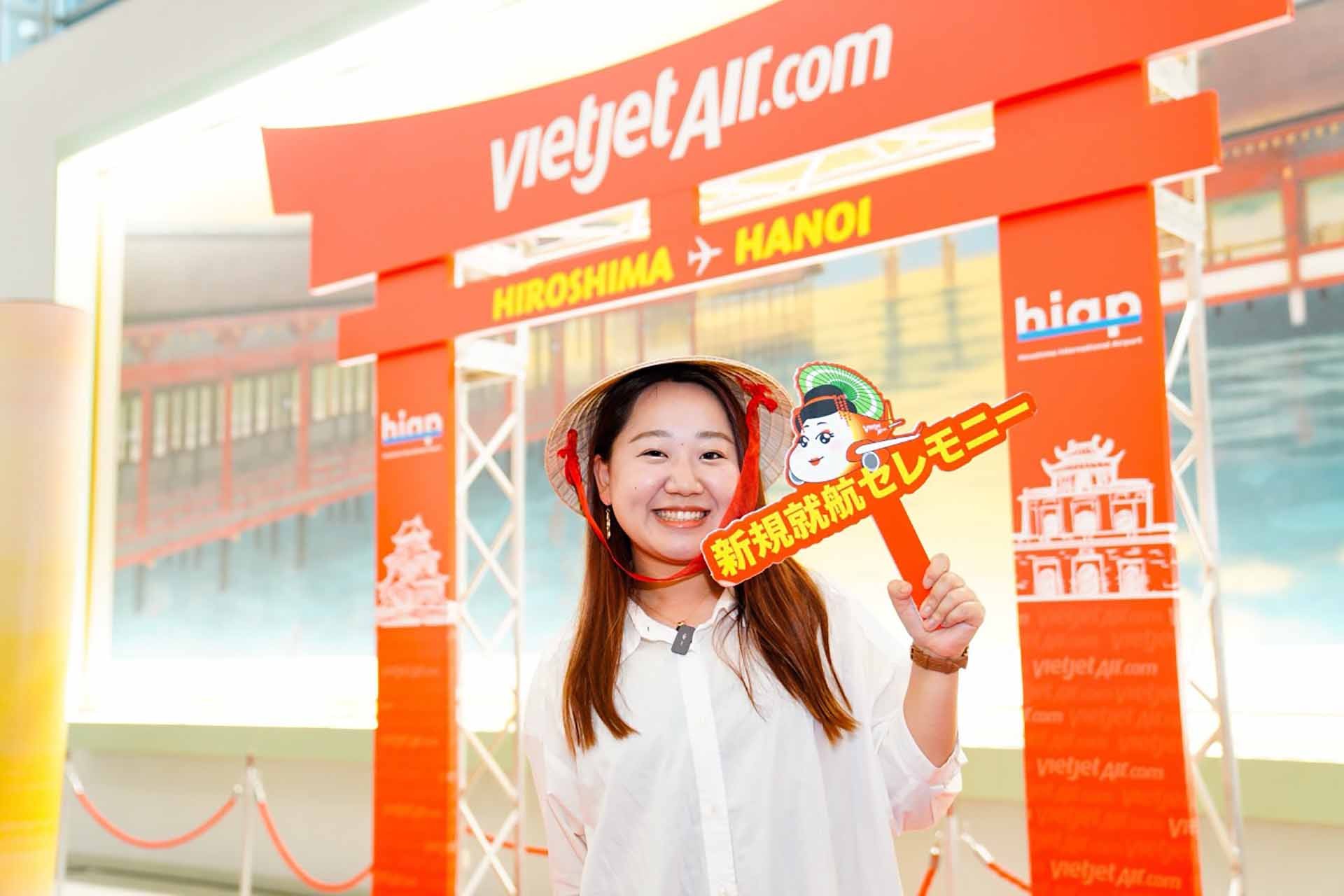 Vietjet vừa khai trương đường bay giữa Hà Nội và Hiroshima