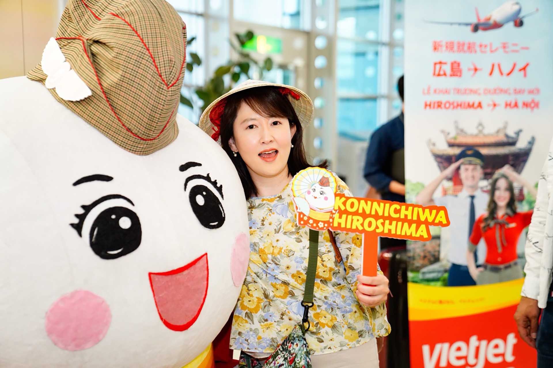 Vietjet vừa khai trương đường bay giữa Hà Nội và Hiroshima