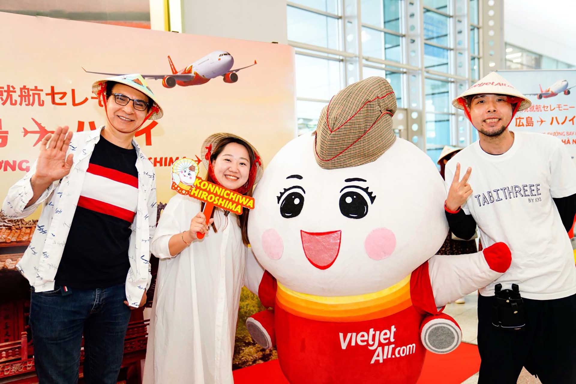 Vietjet vừa khai trương đường bay giữa Hà Nội và Hiroshima