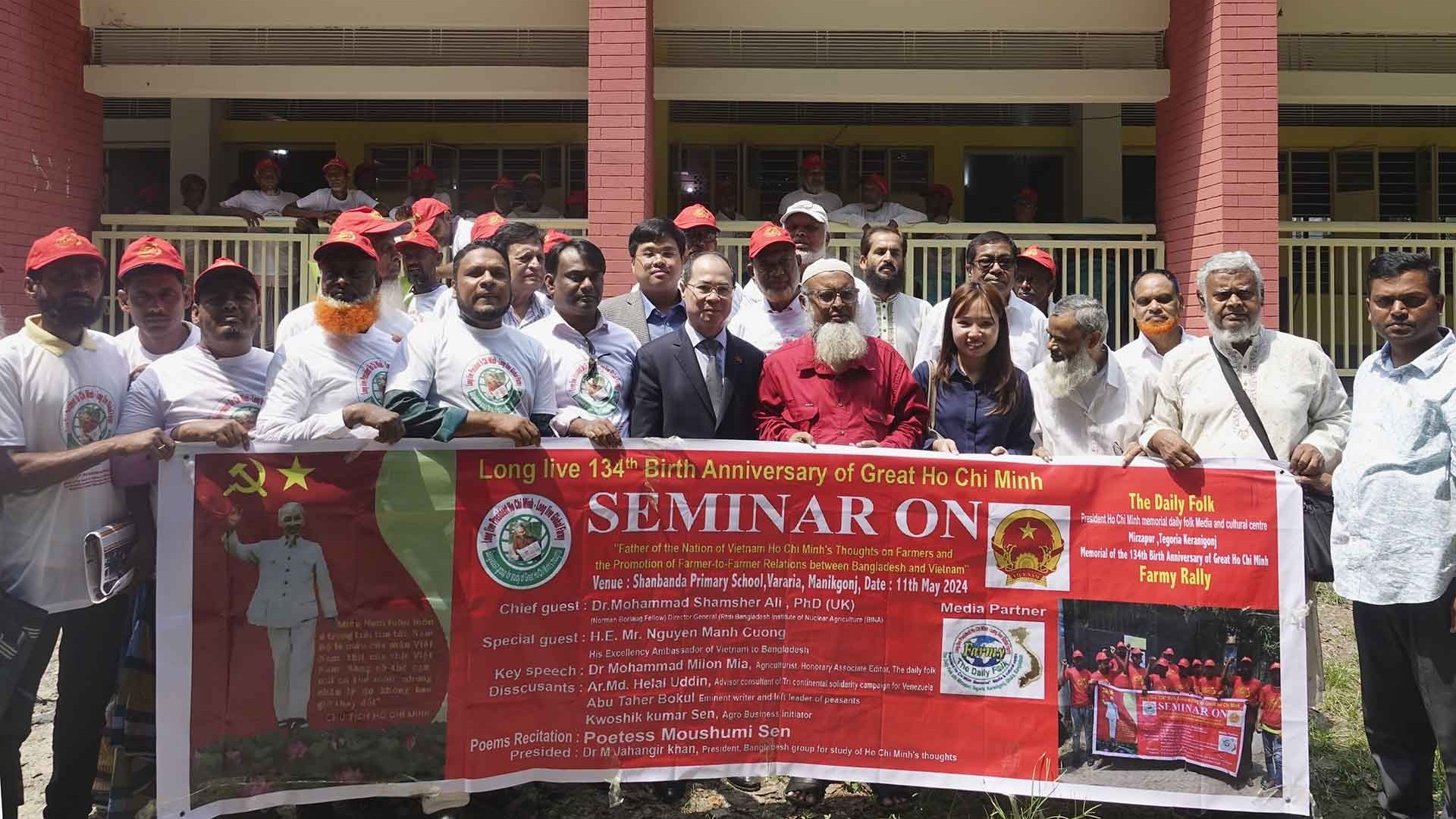 Tọa đàm ‘Tư tưởng Hồ Chí Minh về giai cấp nông dân và thúc đẩy giao lưu giữa nông dân Bangladesh-Việt Nam’