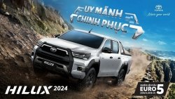 Toyota Hilux 2024 ra mắt thị trường Việt Nam, giá từ 668 triệu đồng