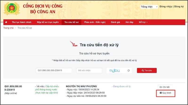 Cách tra cứu hộ chiếu làm xong chưa bằng Zalo tại nhà siêu tiện lợi
