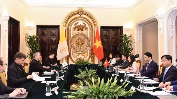 Vietnam, Holy See agree to increase exchange of high-ranking delegations, meetings
