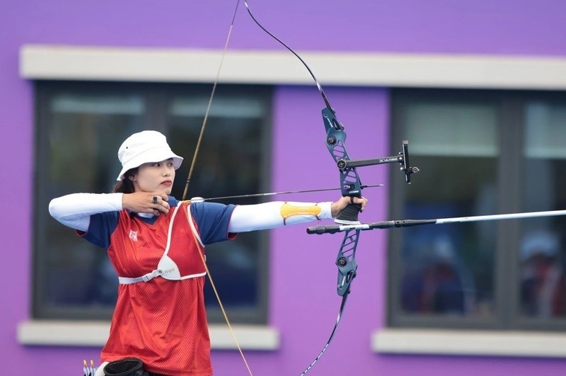 Archer Do Thi Anh Nguyet is among Vietnam’s best hopes at the event. (Photo: thethaovietnamplus.vn)