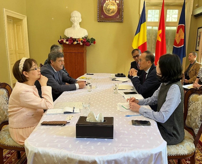Việt Nam tổ chức sinh hoạt Nhóm các Đại sứ ASEAN tại Romania
