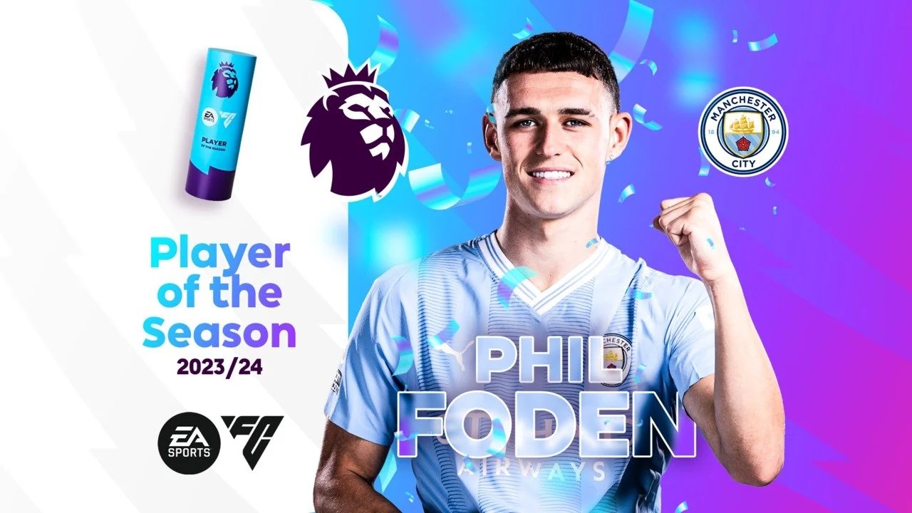 Man City: Phil Foden xuất sắc nhất Ngoại hạng Anh 2023/24