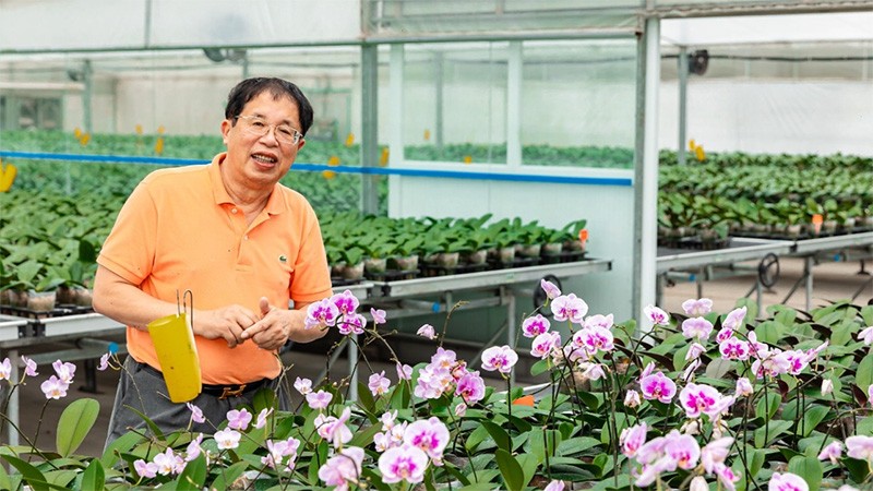Doanh nhân Nguyễn Văn Kính hiện thực hóa giấc mơ đưa hoa lan Việt Nam lên bản đồ thế giới