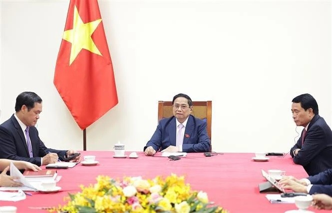 PM Pham Minh Chinh holds phone talks with Dutch counterpart Mark Rutte