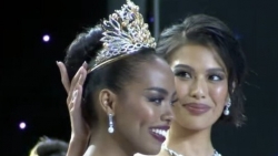 Khoảnh khắc hài hước màn trao vương miện Hoa hậu Hoàn vũ Philippines 2024