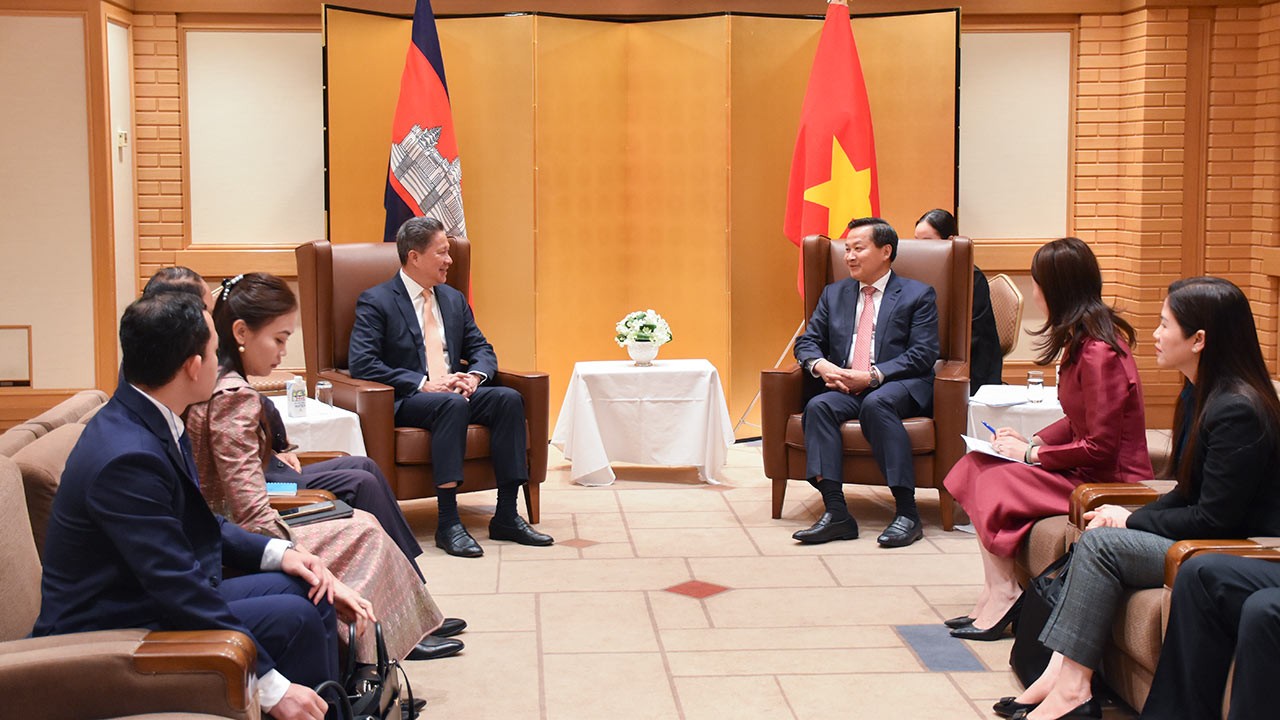 Phó Thủ tướng Chính phủ Lê Minh Khái đã tiếp Phó Thủ tướng Campuchia Sun Chanthol.