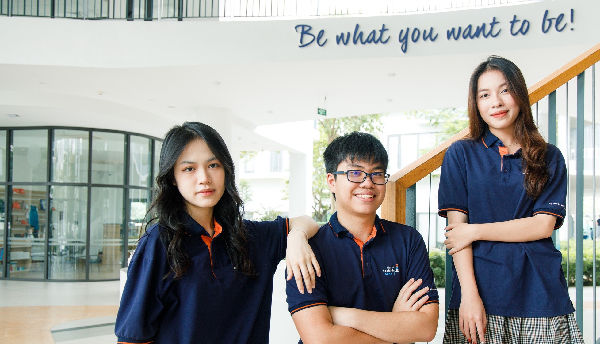 Học sinh Hanoi Adelaide School luôn thể hiện được sự tự tin, năng động sẵn sàng cho bước vào tương lai. 
