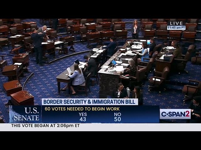 Thượng viện Mỹ tiếp tục bác bỏ dự luật an ninh biên giới của chính quyền Tổng thống Biden