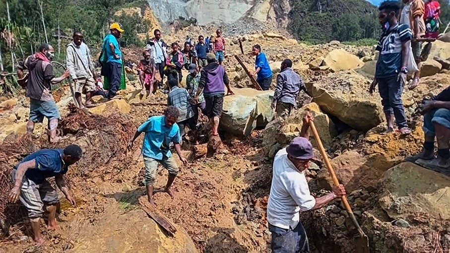 Điện thăm hỏi về vụ sạt lở đất tại tỉnh Enga, Papua New Guinea