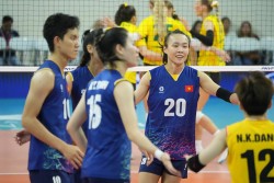 Đội tuyển bóng chuyền nữ Việt Nam xuất sắc vào chung kết giải châu Á