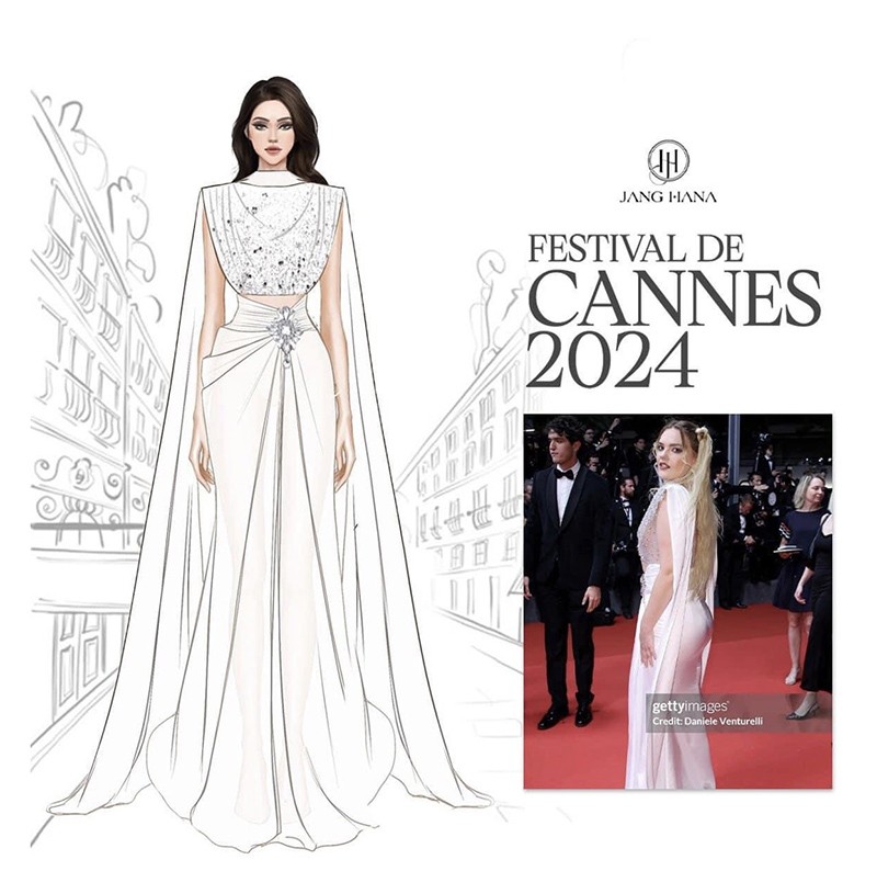 JANG HANA Fashion Brand at the Festival De Cannes 2024