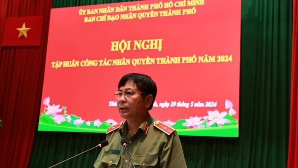 Hội nghị tập huấn công tác nhân quyền Thành phố Hồ Chí Minh năm 2024