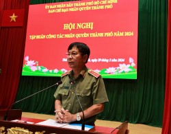 Hội nghị tập huấn công tác nhân quyền Thành phố Hồ Chí Minh năm 2024