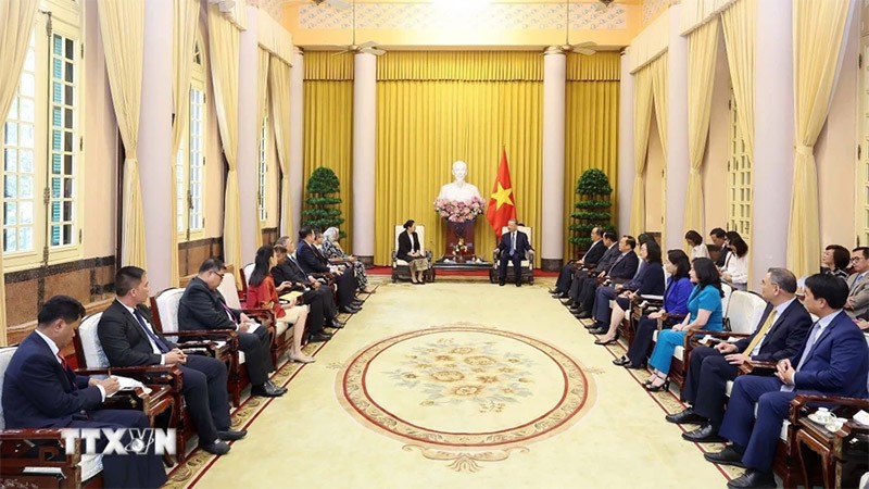 Chủ tịch nước Tô Lâm tiếp Đại sứ, Đại biện các nước ASEAN và Timor Leste đến chào và chúc mừng