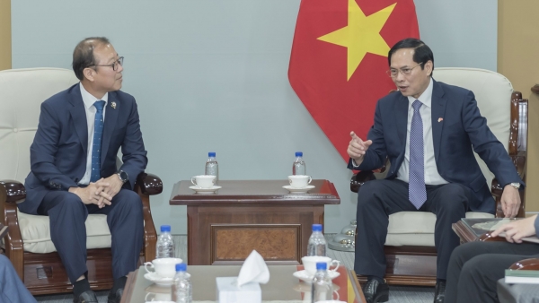 Bộ trưởng Ngoại giao Bùi Thanh Sơn tiếp Đại diện dòng họ Lý gốc Việt tại Hàn Quốc