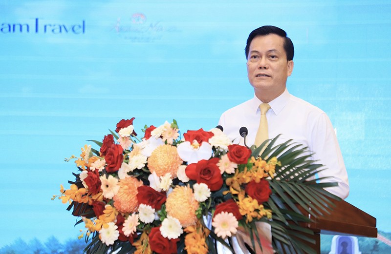 Thứ trưởng Ngoại giao Hà Kim Ngọc phát biểu.