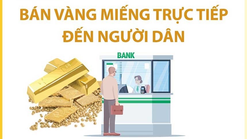 Từ 3/6, Vietinbank, Vietcombank, Agribank và BIDV sẽ bán vàng trực tiếp đến người dân
