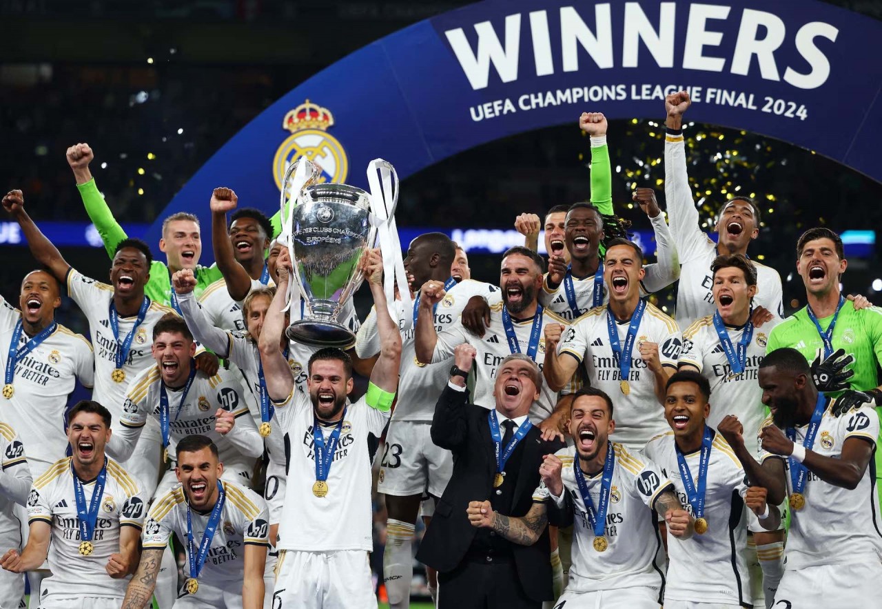 Cảm xúc vỡ oà trên sân Wembley khi Real Madrid giành chức vô địch Champions League