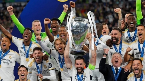 UEFA công bố đội hình xuất sắc nhất Champions League 2023/24