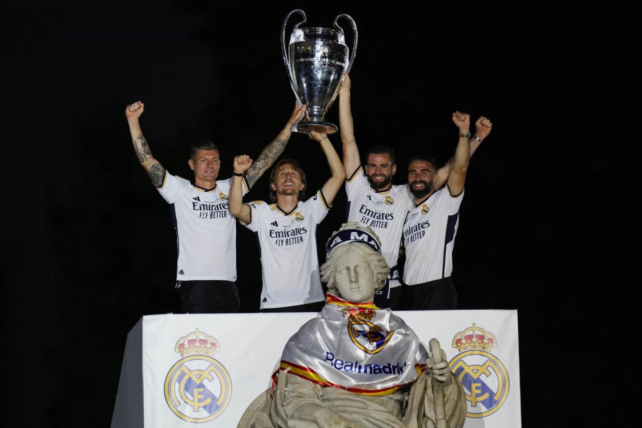 Cảm xúc vỡ oà trên sân Wembley khi Real Madrid giành chức vô địch Champions League