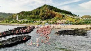 Over 600 athletes compete in Ly Son Cross Island swimming competition