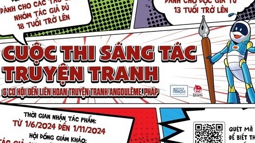 Viện Pháp và Nhà xuất bản Kim Đồng tổ chức cuộc thi 'sáng tác truyện tranh' tại Việt Nam