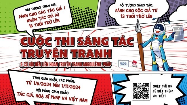 Viện Pháp và Nhà xuất bản Kim Đồng tổ chức cuộc thi 'sáng tác truyện tranh' của Việt Nam