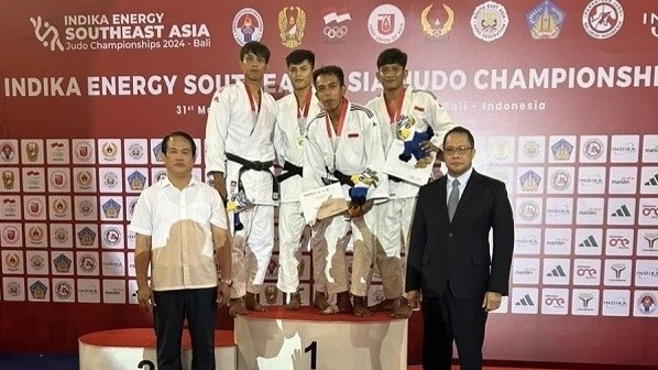 Vietnam top medal tally at Southeast Asia Judo Championships 2024 in Indonesia