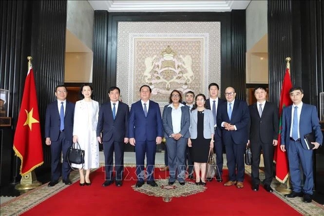 Party Politburo member delegation visits Morocco to strengthen ties