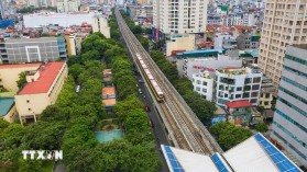Nhon-Hanoi Station metro line’s elevated section ready for commercial run in late June