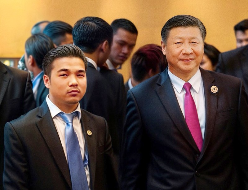 Ông Mai Vũ Minh và ông Tập Cận Bình, Chủ tịch nước Trung Quốc.