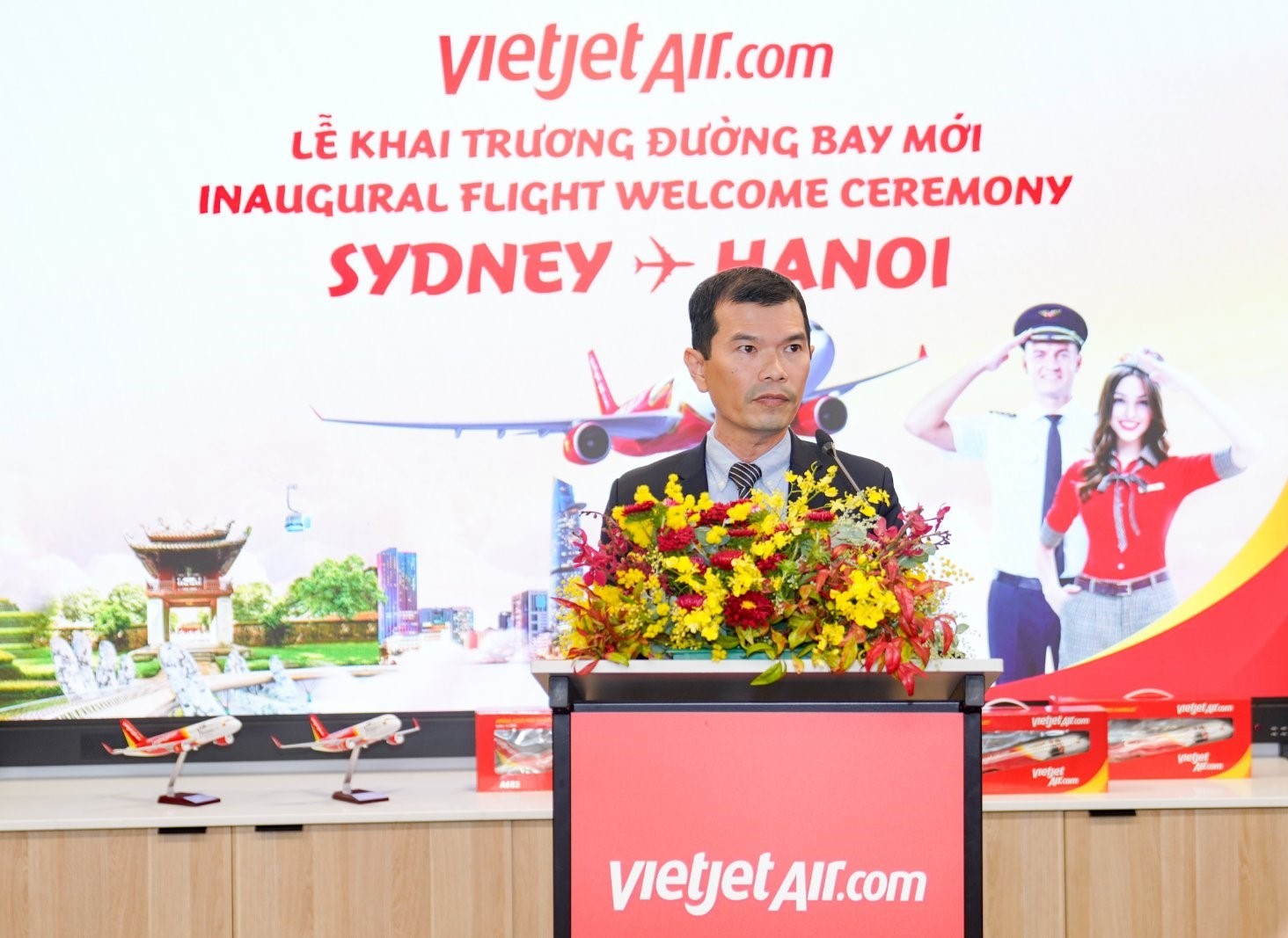 Ông Nguyễn Phú Hòa - Phó Tổng Lãnh sự Việt Nam tại Sydney phát biểu tại sự kiện