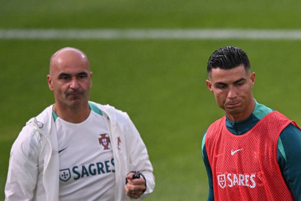 Ronaldo dự buổi tập trước trận giao hữu với Croatia,