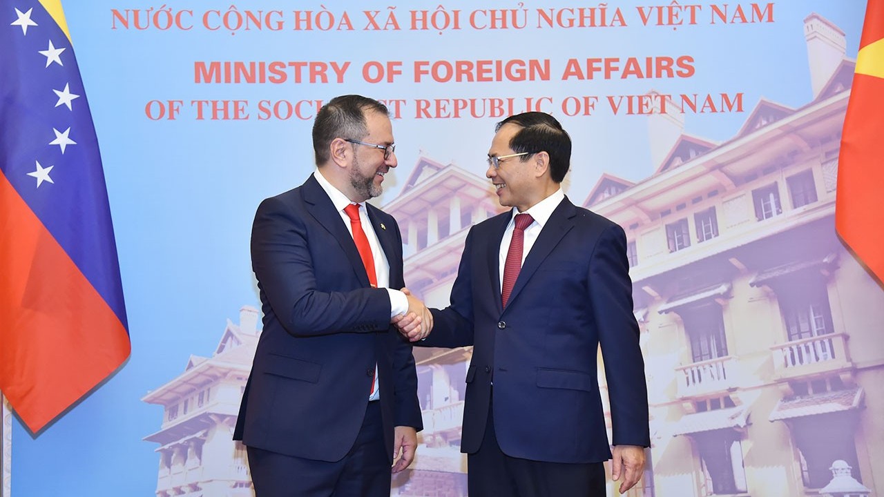 Bộ trưởng Ngoại giao Việt Nam-Venezuela nhất trí xúc tiến hợp tác trên các lĩnh vực viễn thông, xây dựng và dược phẩm
