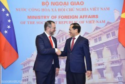 Bộ trưởng Ngoại giao Việt Nam-Venezuela nhất trí xúc tiến hợp tác trên các lĩnh vực viễn thông, xây dựng và dược phẩm