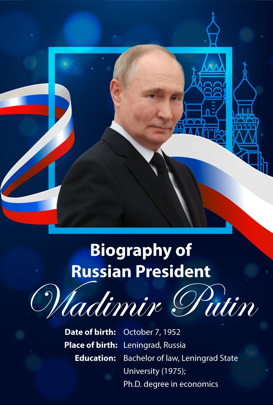 Biography of Russian President Vladimir Putin