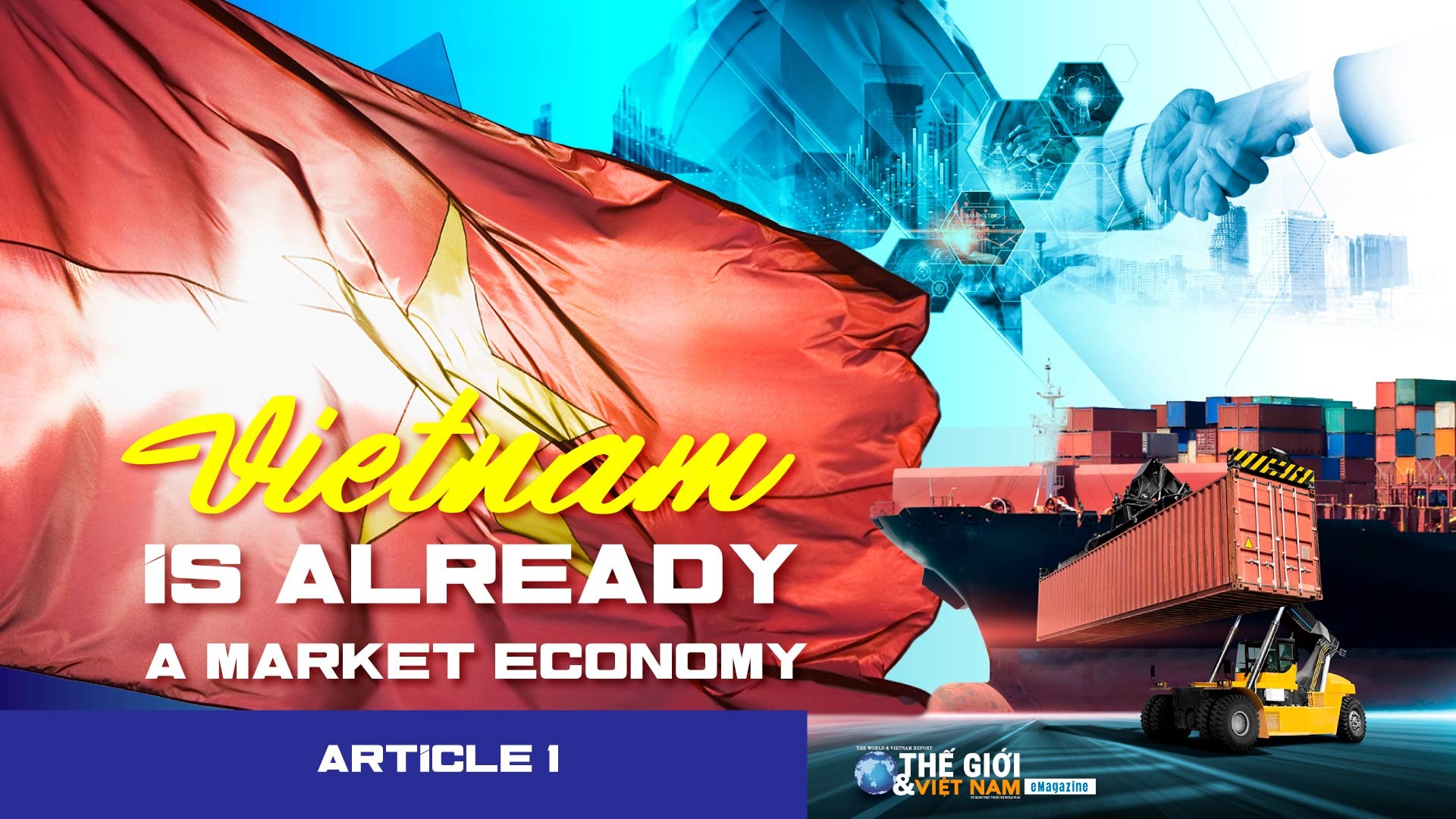 Vietnam is already a market economy (Article 1)