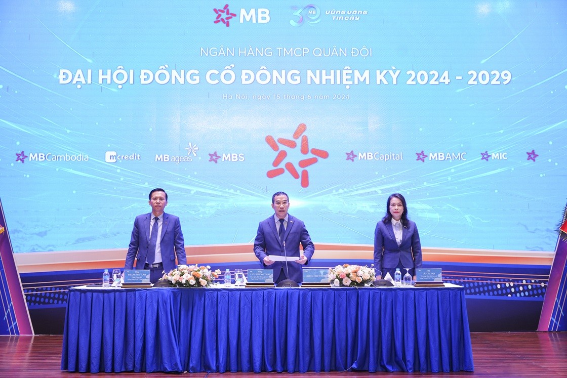 Đại hội đồng cổ đông 2024 của MB được diễn ra vào ngày 15/6 tại Hà Nội.