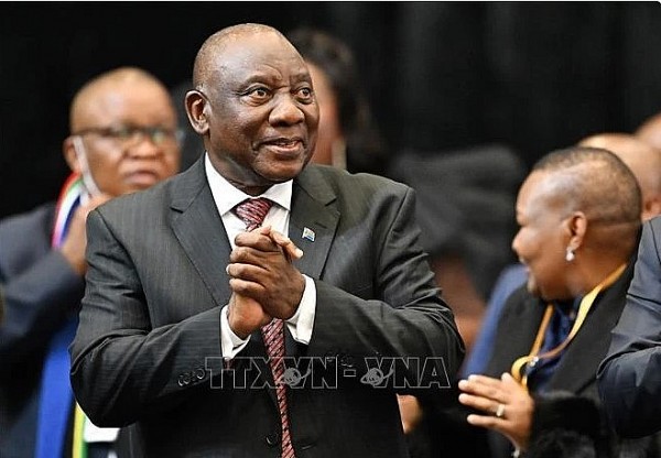 Party leader congratulates Cyril Ramaphosa on re-election as South African President