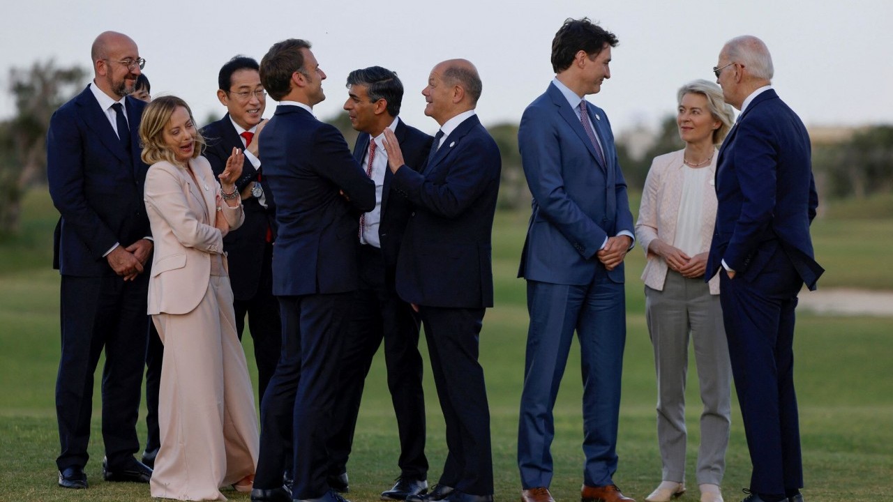 Hội nghị thượng đỉnh G7, định vị, gia tăng ảnh hưởng trong lo âu, bất an