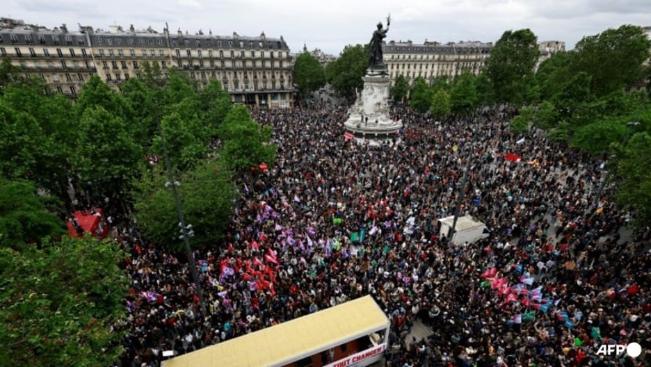 Cảnh sát cho biết khoảng 1/4 triệu người đã tham gia (Ảnh: AFP/Sameer Al-Doumy)