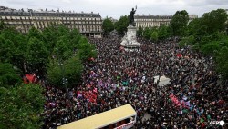 250.000 người Pháp xuống đường biểu tình chống phe cực hữu