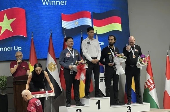 Billiard player Bao Phuong Vinh finishes second at Ankara World Cup