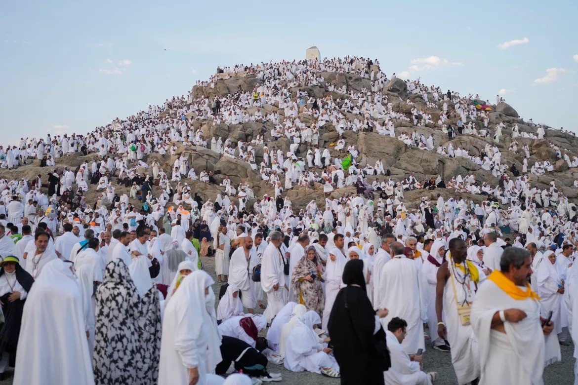 Hàng triệu người Hồi giáo hội tụ về núi Arafat dự lễ hành hương Hajj