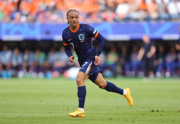 Xavi Simons đá chính cho Hà Lan ở EURO 2024. (Nguồn GettyImages)